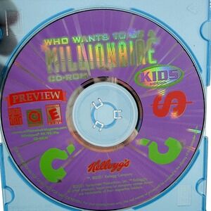 Who Wants To Be A Millionaire Kids Edition CD-ROM Kellogg's Promo PC Game 2001‎